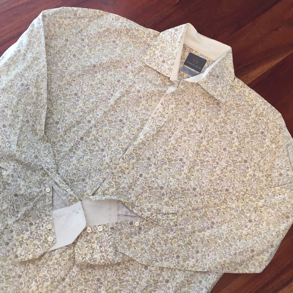 Thomas Dean Dress Shirt- sz L